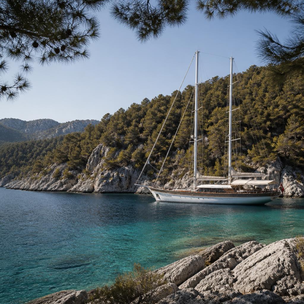 Yachting life along the Turkish coast